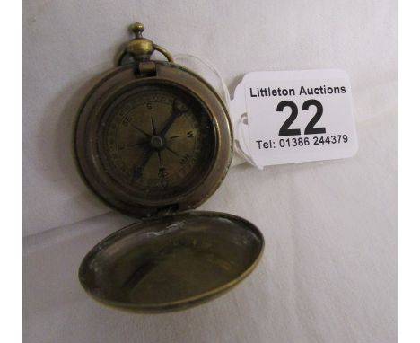 Compass with case marked Ross London