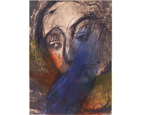 Arnulf Rainero.T.Laserdruck, übermalt; gerahmt40,6 x 29,2 cmHandschriftlich signiert links unten: RainerMonogrammiert unten m