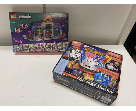 A Lego Friends set and a boxed children's magic set (unchecked) 