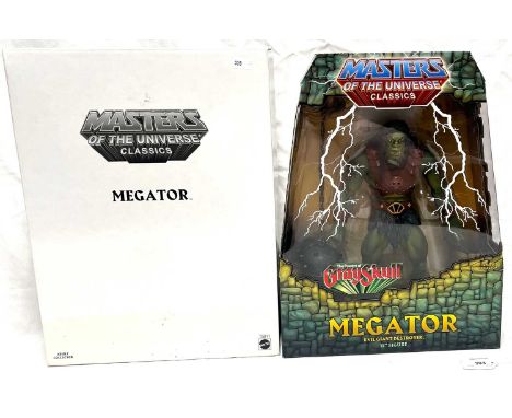 Mattel Masters of the Universe Classics Megator figure 1st issue, within Near Mint sealed packaging, includes white outer box