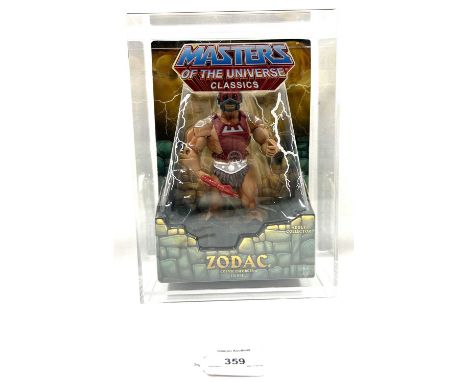 Mattel Masters of the Universe Classics Zodac figure 1st issue, Mint sealed packing, includes acrylic case.