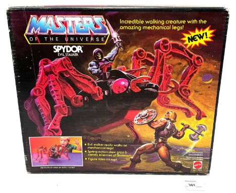 Mattel vintage Masters of the Universe Spydor, within Good sealed box.