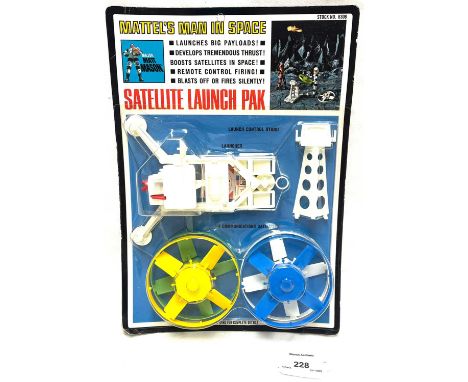 Mattel vintage 1967 Major Matt Mason Satellite Launch Pak, Mint, within Excellent bubble, factory sealed upon Good (creasing 