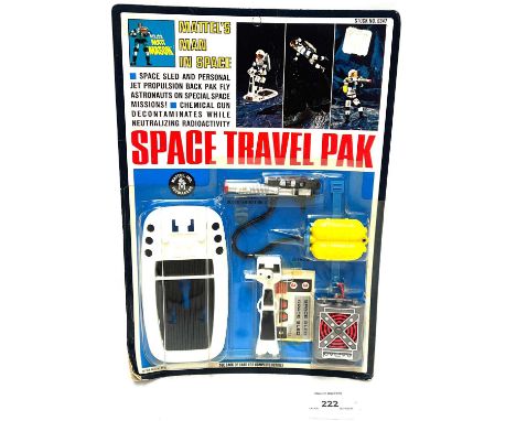 Mattel vintage 1966 Major Matt Mason Space Travel Pak, Mint, within Good (crack to bottom of back pack) bubble, factory seale
