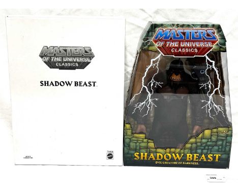 Mattel Masters of the Universe Classics Shadow Beast figure 1st issue MISP, within Near Mint sealed packaging, includes white