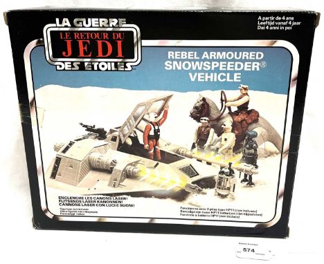Palitoy vintage Star Wars Return of the Jedi Snowspeeder, Near Mint complete, within Excellent opened box.