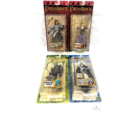 Toy Biz Lord of the Rings 6" figures x 17 MIB including Gothmog, Moria Orc Archer, Ringwraith, Minas Tirith Citadel Guard, Is