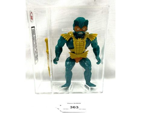 Mattel vintage Masters of the Universe Merman Non Painted Belt Taiwan UKG 90%, Figure 90 Paint 90.