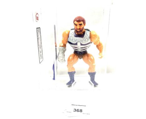 Mattel vintage Masters of the Universe Fisto 1984 No COO UKG 85%, Figure 85 Paint 85.