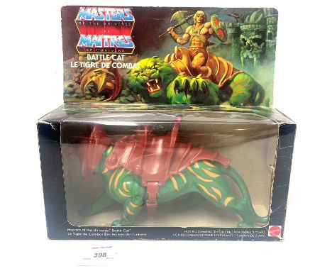Mattel vintage Masters of the Universe Battle Cat, Excellent complete, within Good opened box (missing insert)