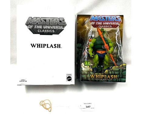 Mattel Masters of the Universe Classics Whiplash figure 1st issue, within Mint sealed packaging, includes white outer box.