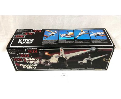 Palitoy Star Wars vintage Return of the Jedi Tri-logo B-Wing Fighter, Near Mint complete, within Good Plus to Excellent opene