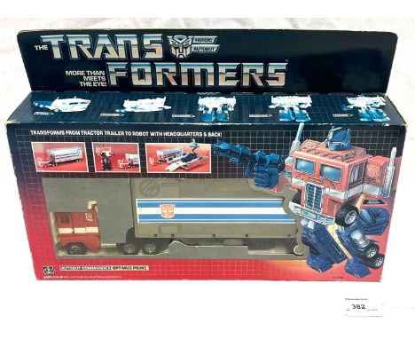 Hasbro vintage G1 Transformers Optimus Prime, Good Plus incomplete (see pictures), within Good opened packaging, includes inn