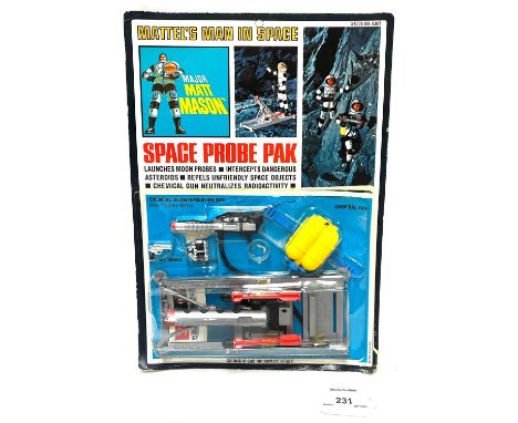 Mattel vintage 1966 Major Matt Mason Space Probe Pak, Mint complete, within Good opened packaging.