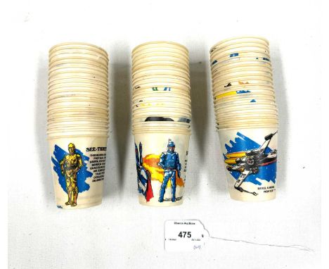 Star Wars vintage Dixie cups x 60, Excellent to Near Mint, all different images, see pictures. (60)