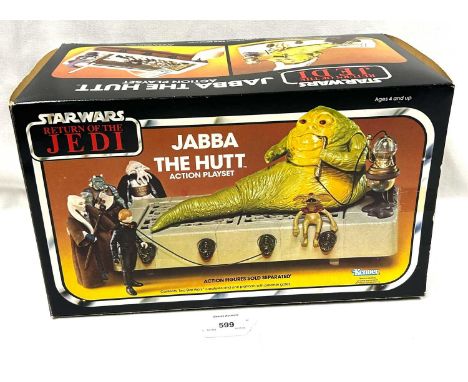 Kenner Star Wars vintage Return of the Jedi Jabba The Hutt Play-set, Near Mint complete, within Good opened box, includes ins
