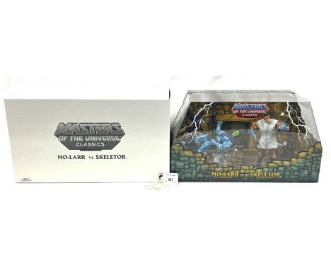 Mattel Masters of the Universe Classics Mo-Larr vs Skeletor figure 1st issue, within Mint sealed packaging, includes white ou