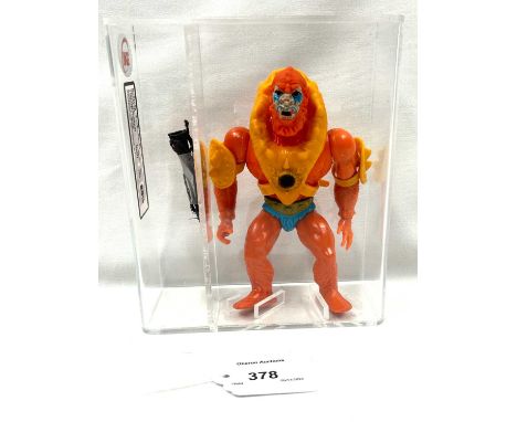 Mattel vintage Masters of the Universe Beast Man Yellow Armour Taiwan UKG 80%, Figure 85 Paint 75.