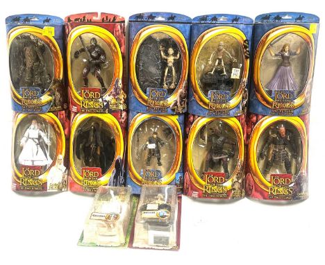 Toy Biz Lord of the Rings 6" figures x 12 MIB including Ugluk, Ringwraith, Berserker Uruk-Hai, Tree beard and other character
