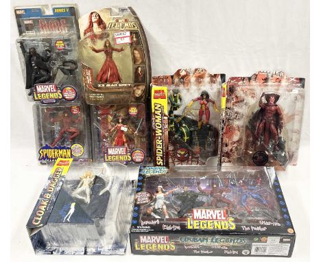 Marvel Select and Legends figures &amp; figure set x 8 including Urban Legends 4 figure set, Mephisto, Cloak &amp; Dagger, Sp