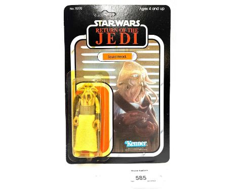 Kenner vintage Star Wars Return of the Jedi Squid Head 3 3/4" figure, Mint, within Fair (crack by right foot &amp; yellowed) 
