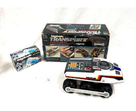 MB Electronics BigTrak, BigTrak Transport and Can Caddy, BigTrak, Excellent, BigTrak Transport, Fair (missing battery cover a