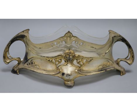 A W.M.F. Art Nouveau style centrepiece length 42cm