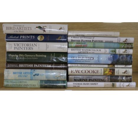 A quantity of reference books relating mostly to English Artists and Their Art