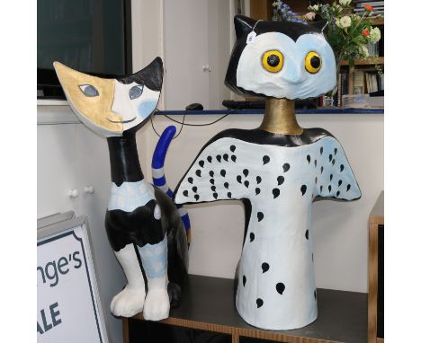 Two large Goebel advertising figures