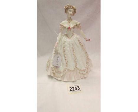 A Royal Worcester limited edition figure - Sweetest Valentine, sculpted by N Stephens, 6369/12500.