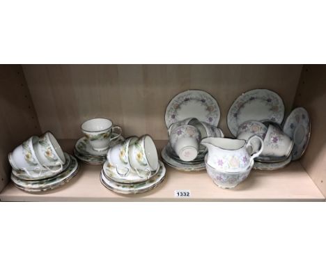 A Duchess 19 piece tea set (only 5 saucers) &amp; a 19 piece Duchess tea set (5 cups)