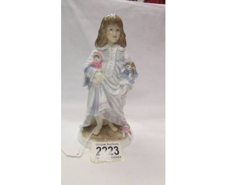 A limited edition Royal Worcester figurine by Sheila Marshall, 3788/9500.