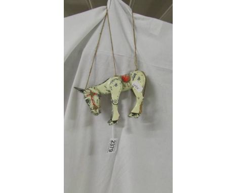 A vintage Moko Lesney Muffin the Mule puppet.