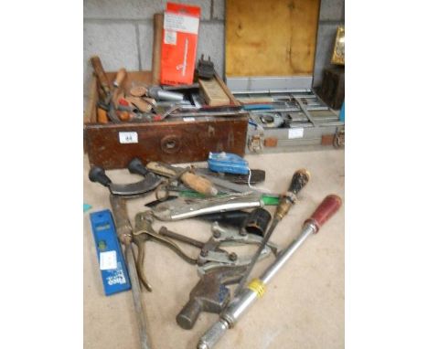 A mixed lot of tools.