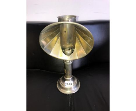 A late Victorian telescopic student's lamp.