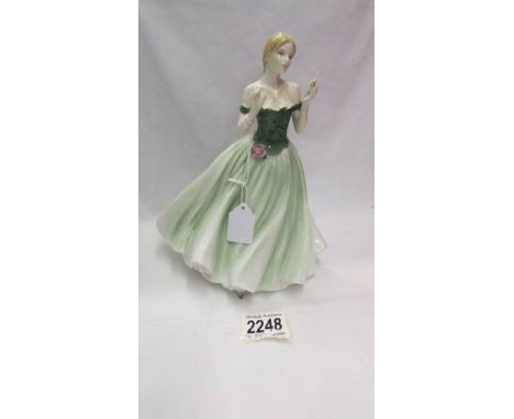 A limited edition Royal Worcester figurine - Keepsake, 7427/12500.