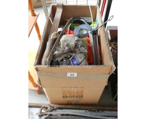 A box of old tools etc.,