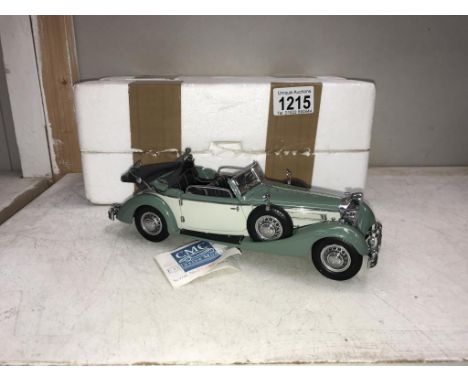 A CMC Die cast 1/24 scale Horch model car (roof mechanism A/F)