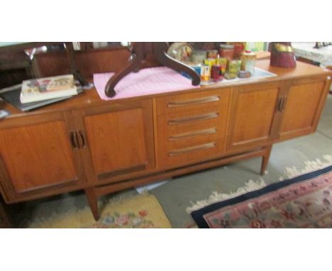 A good quality teak sideboard. ****Condition report**** 213cm x 45.5cm x height 80cmGood colour, some fine scratches in place