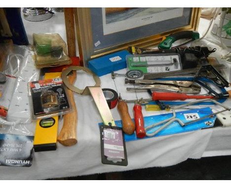A quantity of clean tools.