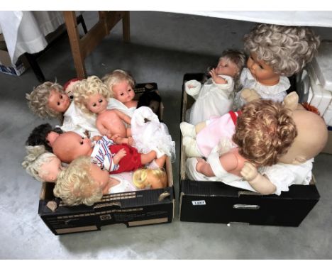 A good collection of dolls including Tiny Tears, Cabbage Patch etc.