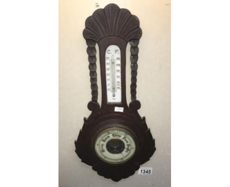 An Edwardian aneroid barometer