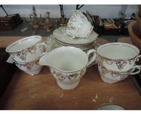 A part tea service Christine