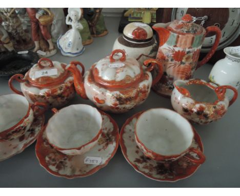 A part tea service of oriental design