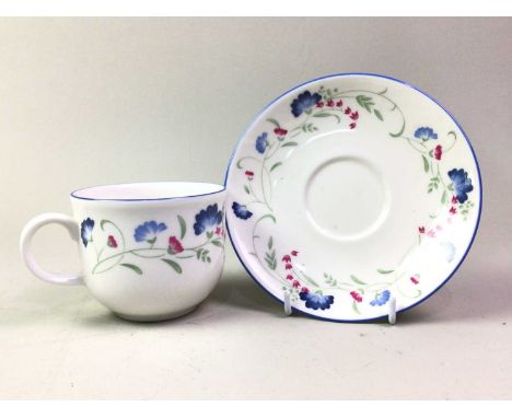 ROYAL DOULTON PART BREAKFAST SERVICE, WINDERMERE PATTERN and a group of Royal Doulton Darjeeling pattern tea china