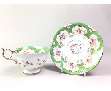 PARAGON FOXGLOVE PATTERN PART TEA SERVICE, AND OTHER TEA WARES RD No 744170, along with other tea wares including Hammersley