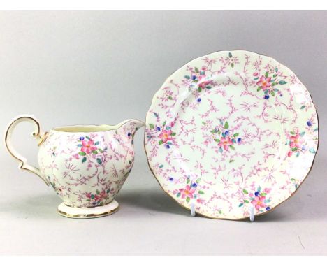 COPELAND GROSVENOR CHINA PART TEA SERVICE, AND A WAA  & CO LTD PART TEA SERVICE the Grosvenor part tea service with floral pa