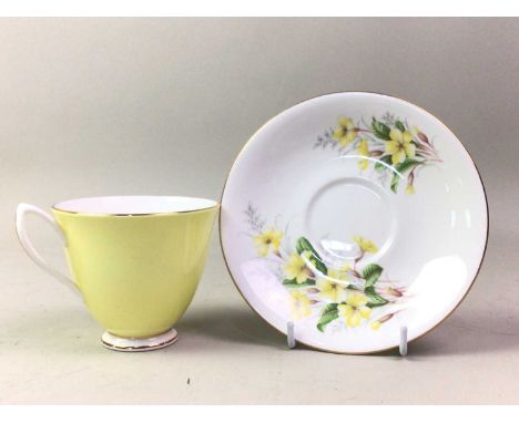 ROYAL ALBERT PART TEA SERVICE, primrose pattern