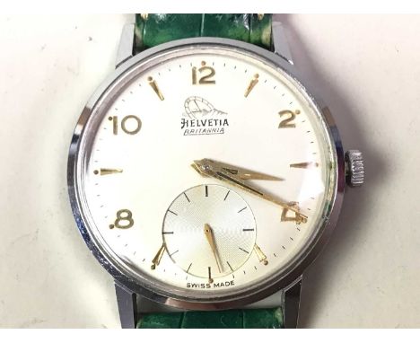 FOUR GENT'S WRIST WATCHES,  comprising a Tissot PR100 SAPHIR, Montine Incabloc, Helvetia Britannia and a Zenith  Qty: 4  At t