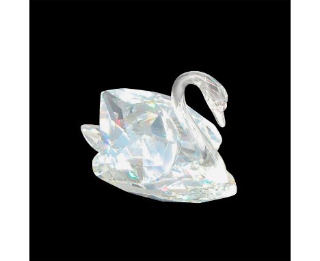 Clear, delicate lines and cuts to catch light. Swarovski backstamp. 7633 NR 038 000. This item has its original box: 3.25"L x